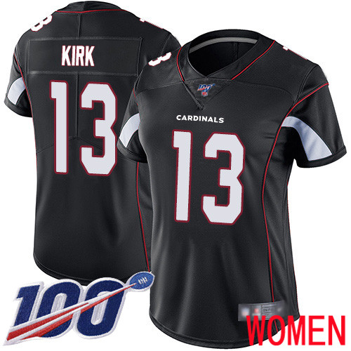 Arizona Cardinals Limited Black Women Christian Kirk Alternate Jersey NFL Football #13 100th Season Vapor Untouchable->arizona cardinals->NFL Jersey